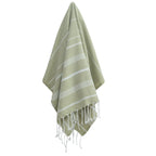 Fouta Coton 100X200 Mykonos Vert Amande