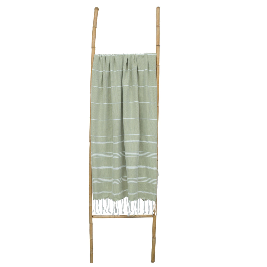 Fouta Coton 100X200 Mykonos Vert Amande