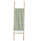 Fouta Coton 100X200 Mykonos Vert Amande