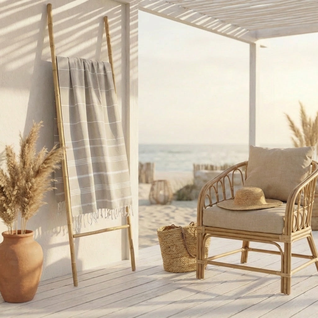 Fouta - Algodón - Topo claro - Mykonos