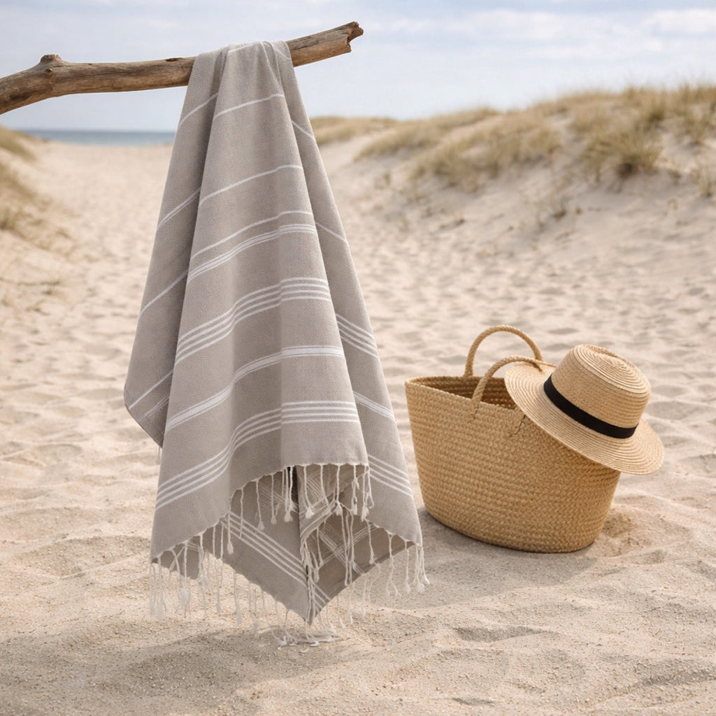 Fouta - Algodón - Topo claro - Mykonos