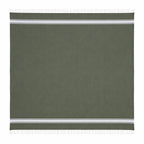Fouta XXL coton 200x200 ST TROPEZ vert kaki