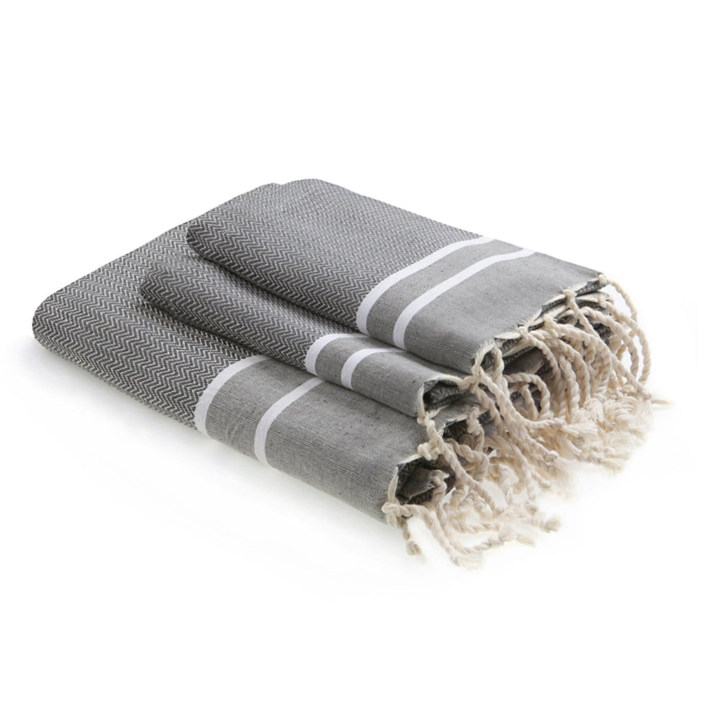 Stockholm Bath Foutas - Medium Gray - Cotton