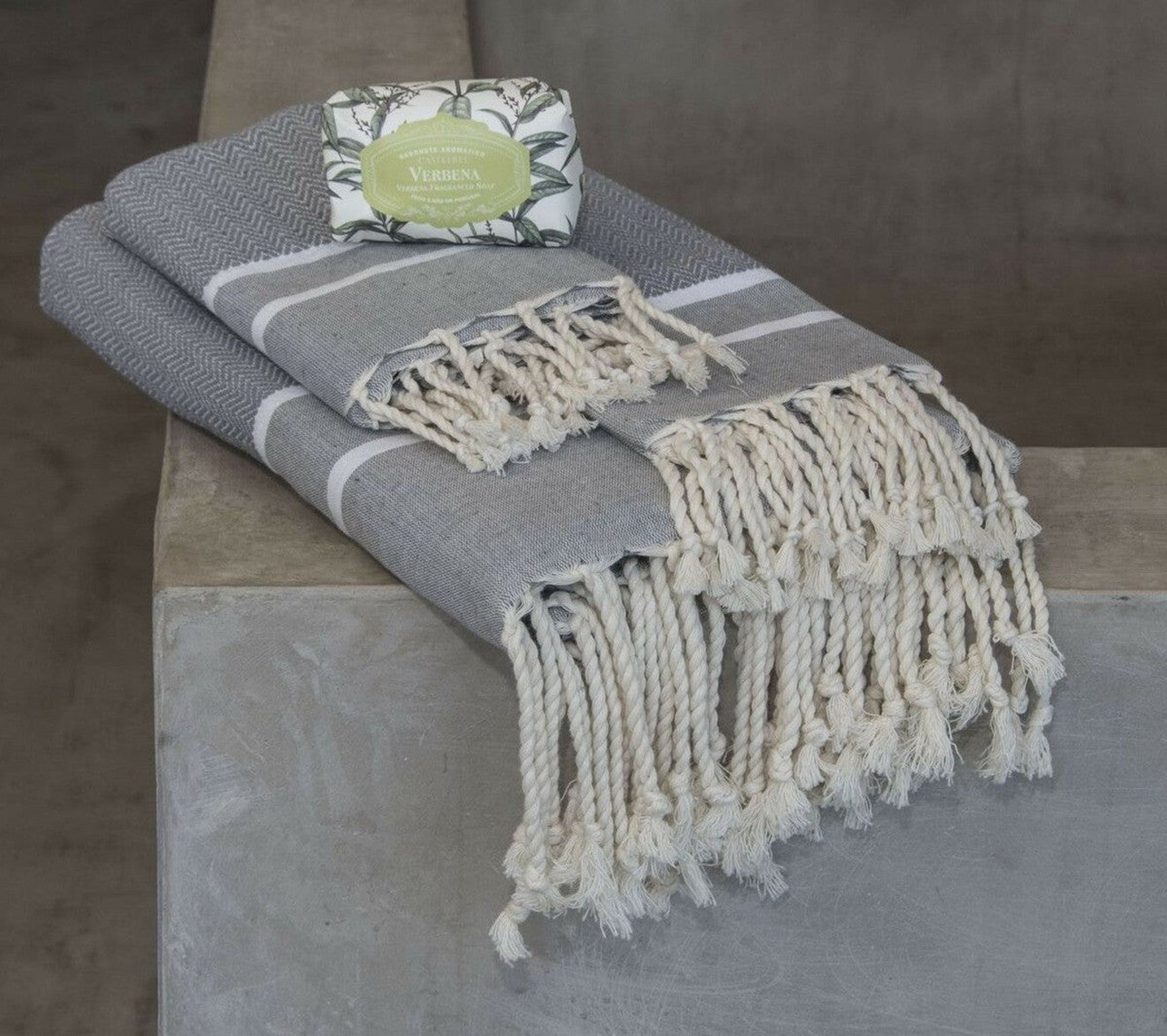 Stockholm Bath Foutas - Medium Gray - Cotton