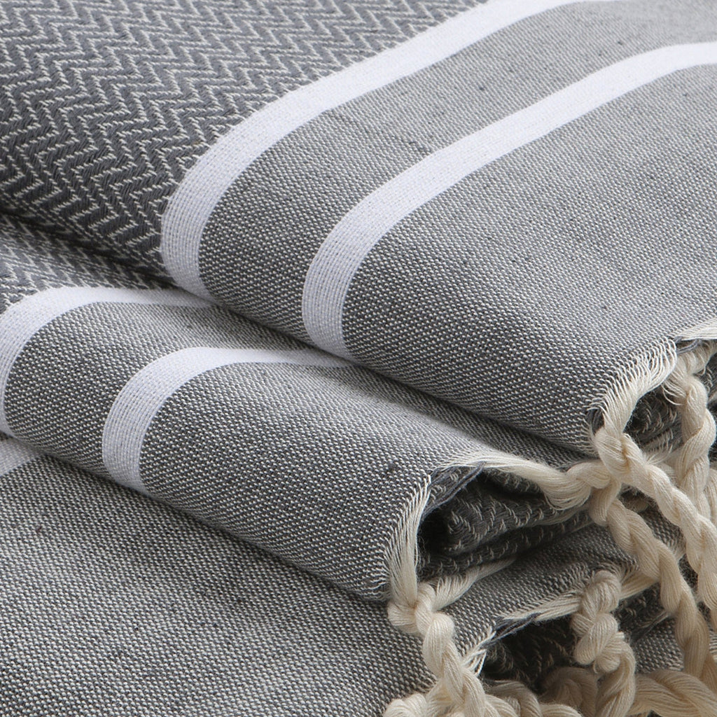 Stockholm Bath Foutas - Medium Gray - Cotton