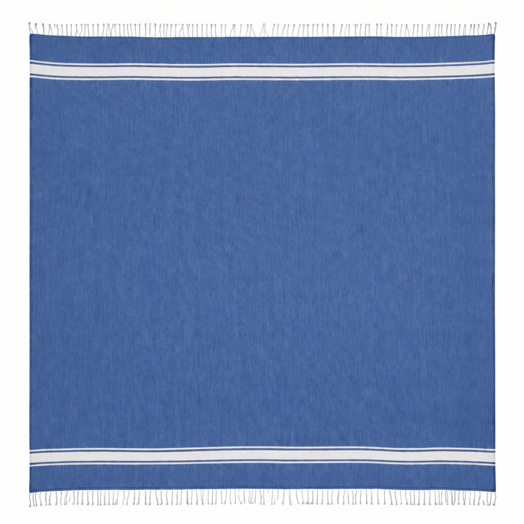 St Tropez - Fouta Xxxl - Bleu Grec