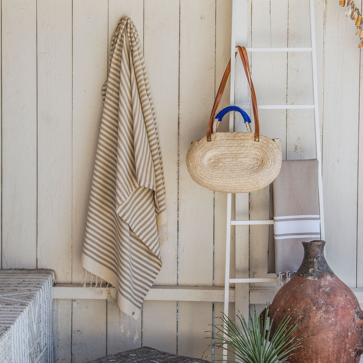 Fouta Xxxl Hossegor - Taupe - Cotton