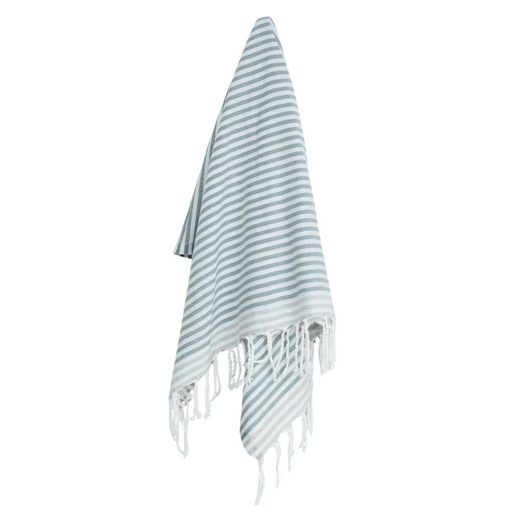 Bora Bora - Fouta Paréo - Vert Sauge/Gris Perle