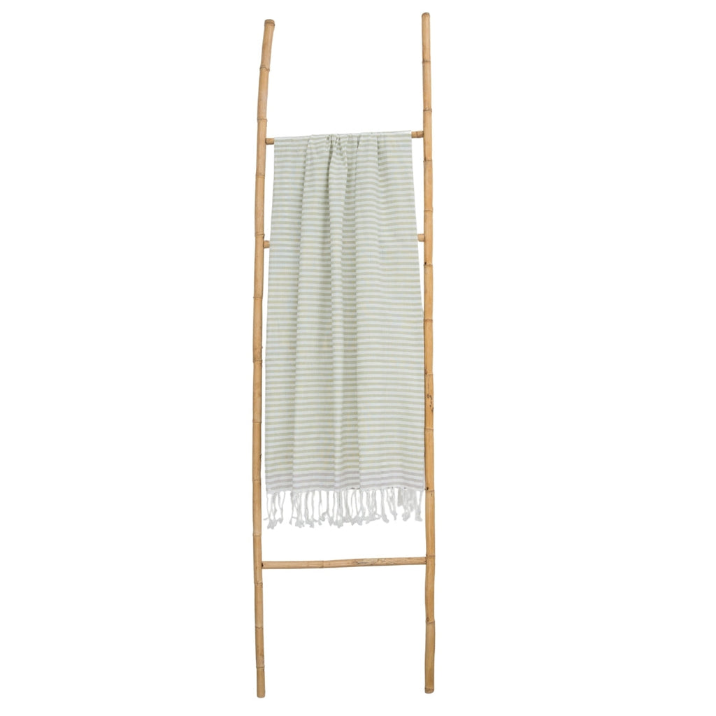 Fouta Pareo - Algodón - Verde Almendra / Taupe Claro - Bora Bora