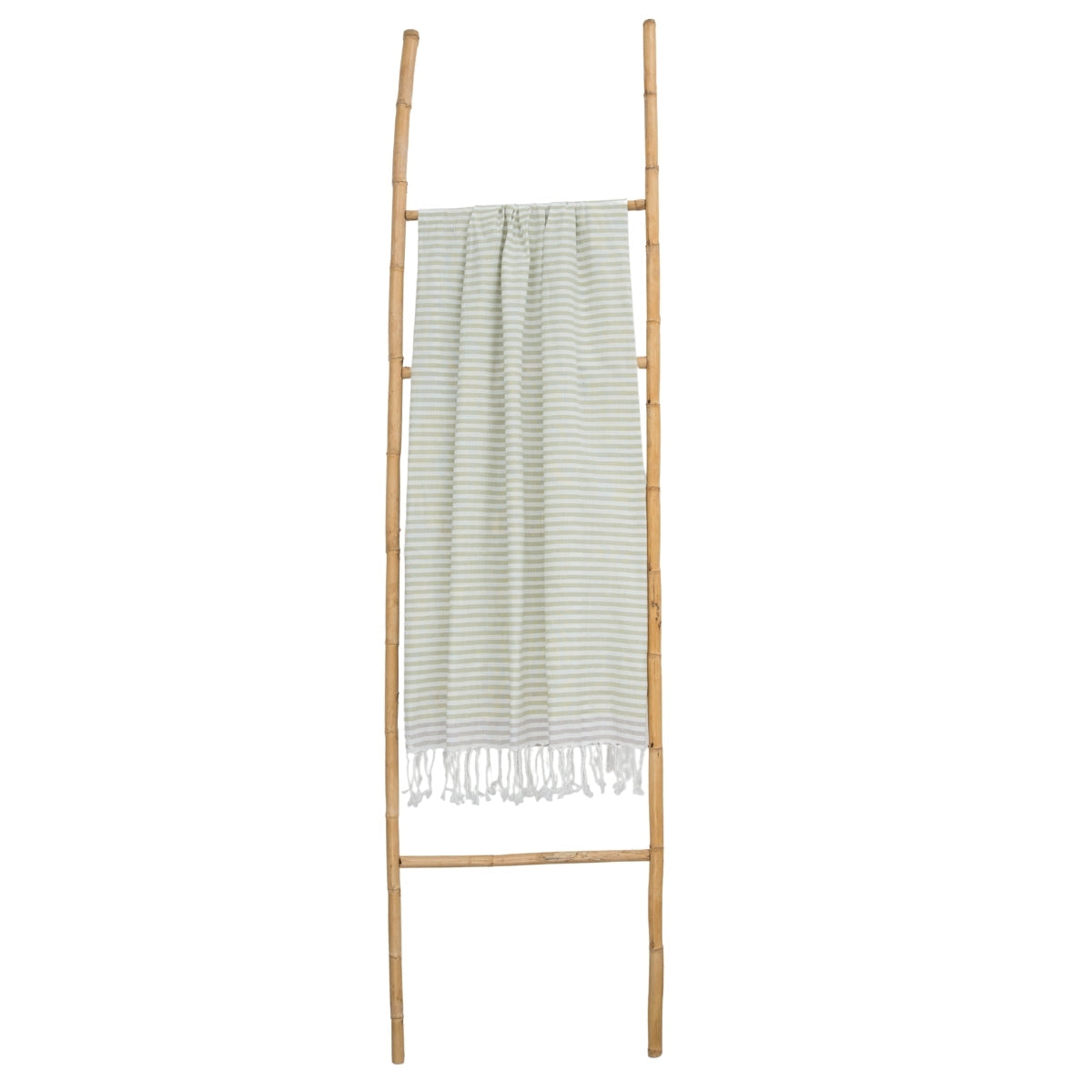 Fouta Pareo - Algodón - Verde Almendra / Taupe Claro - Bora Bora
