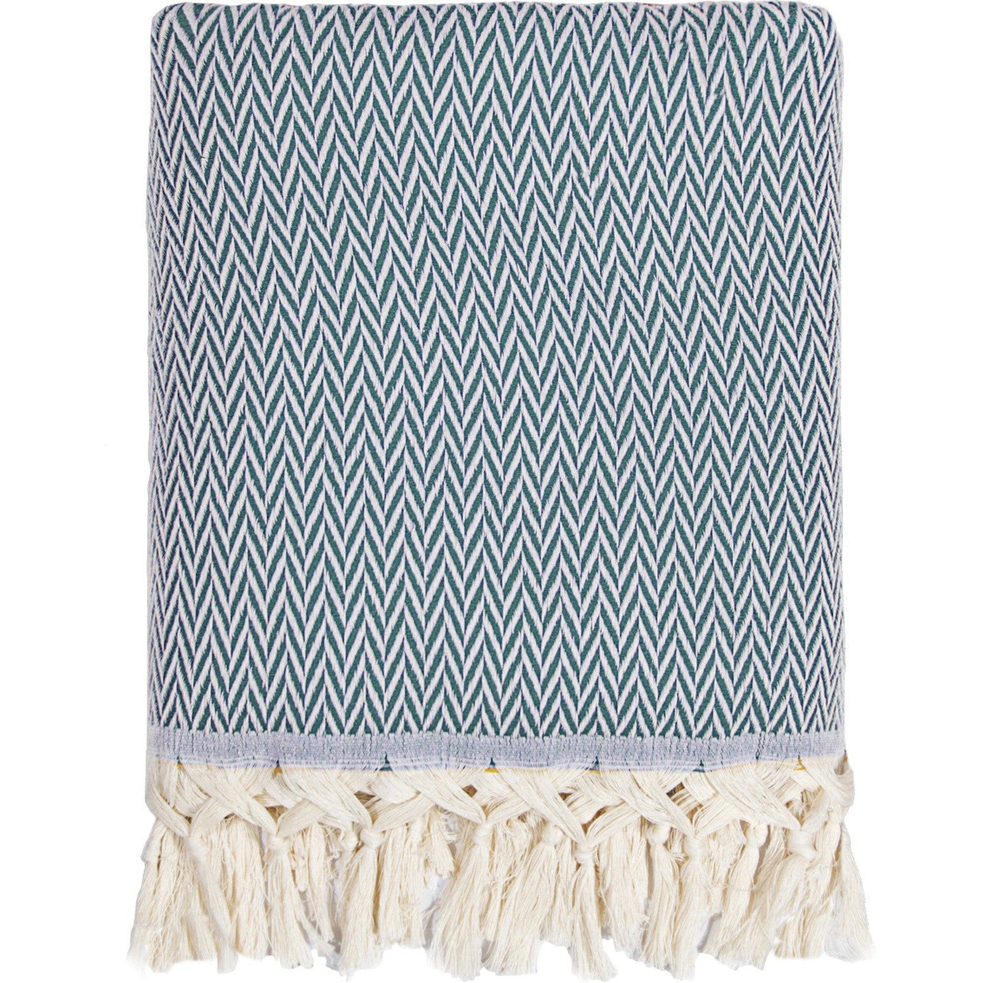 Aspen - Plaid - Laine - Bleu Canard
