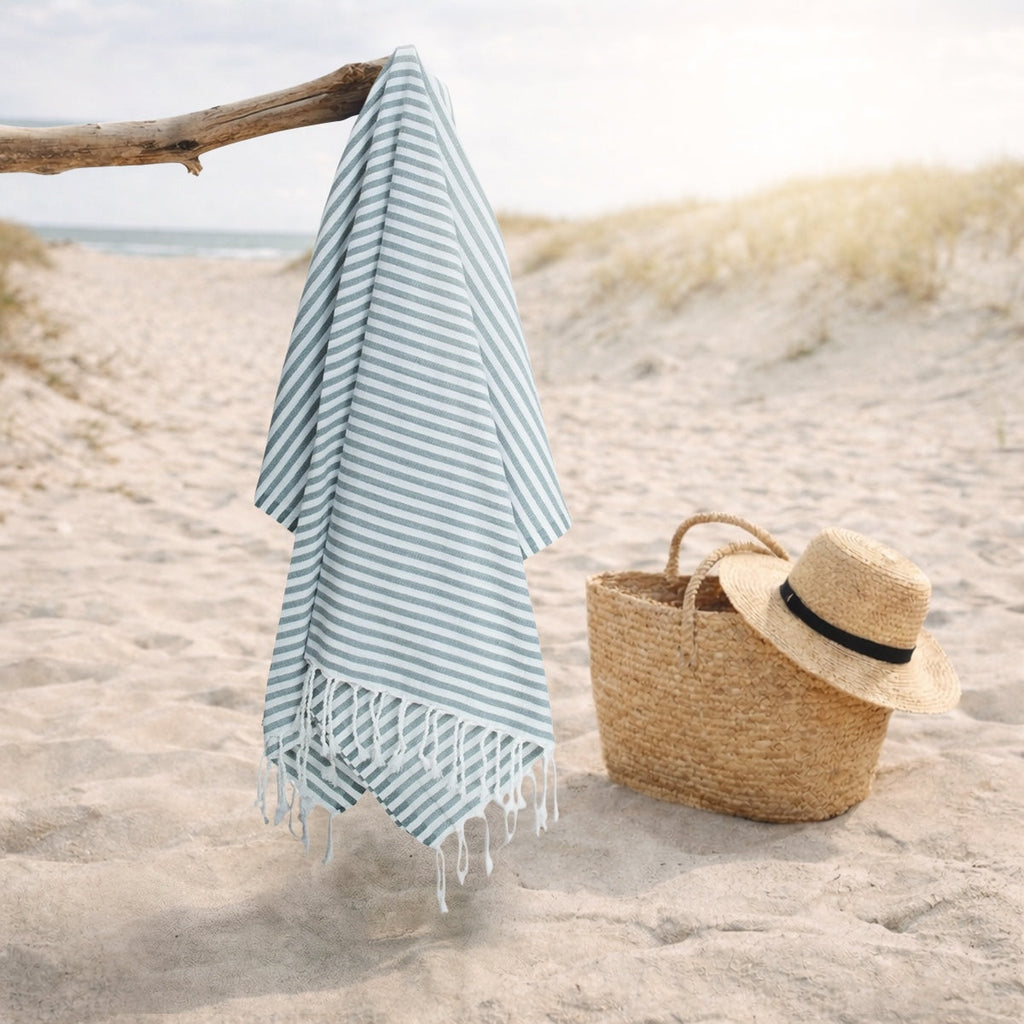 Fidji - Fouta Paréo - Vert Sauge