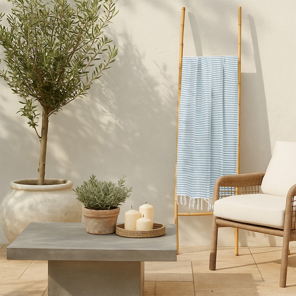 Fidji - Fouta Paréo - Vert Sauge