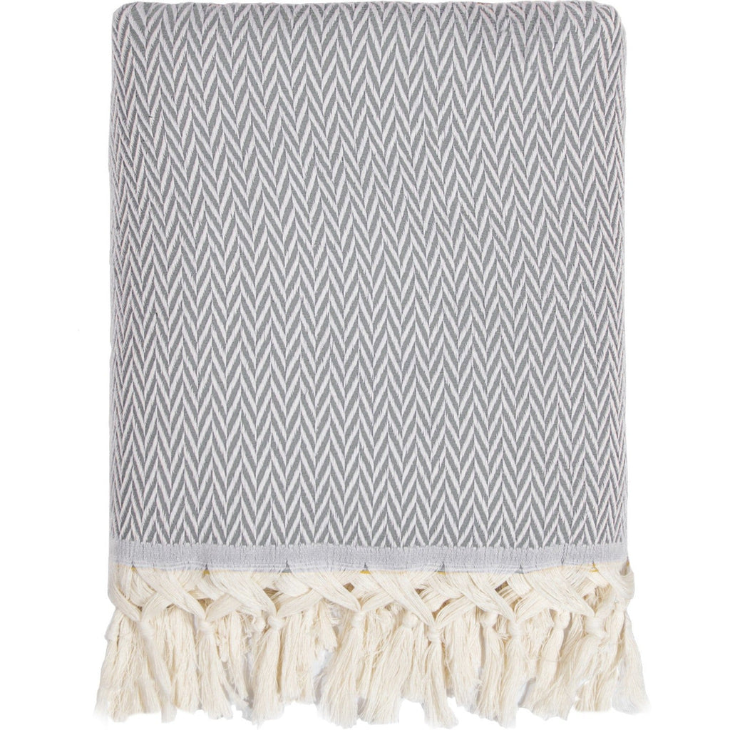 Aspen - Plaid - Laine - Gris Chiné