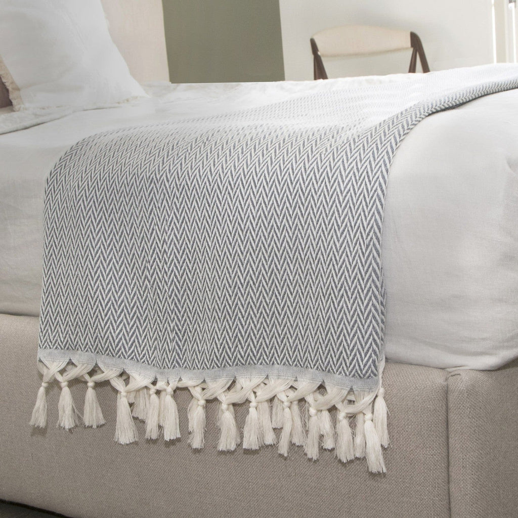 Aspen - Plaid - Laine - Gris Chiné