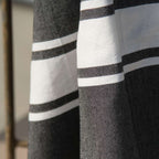 Fouta - Algodón - Negro - St Tropez