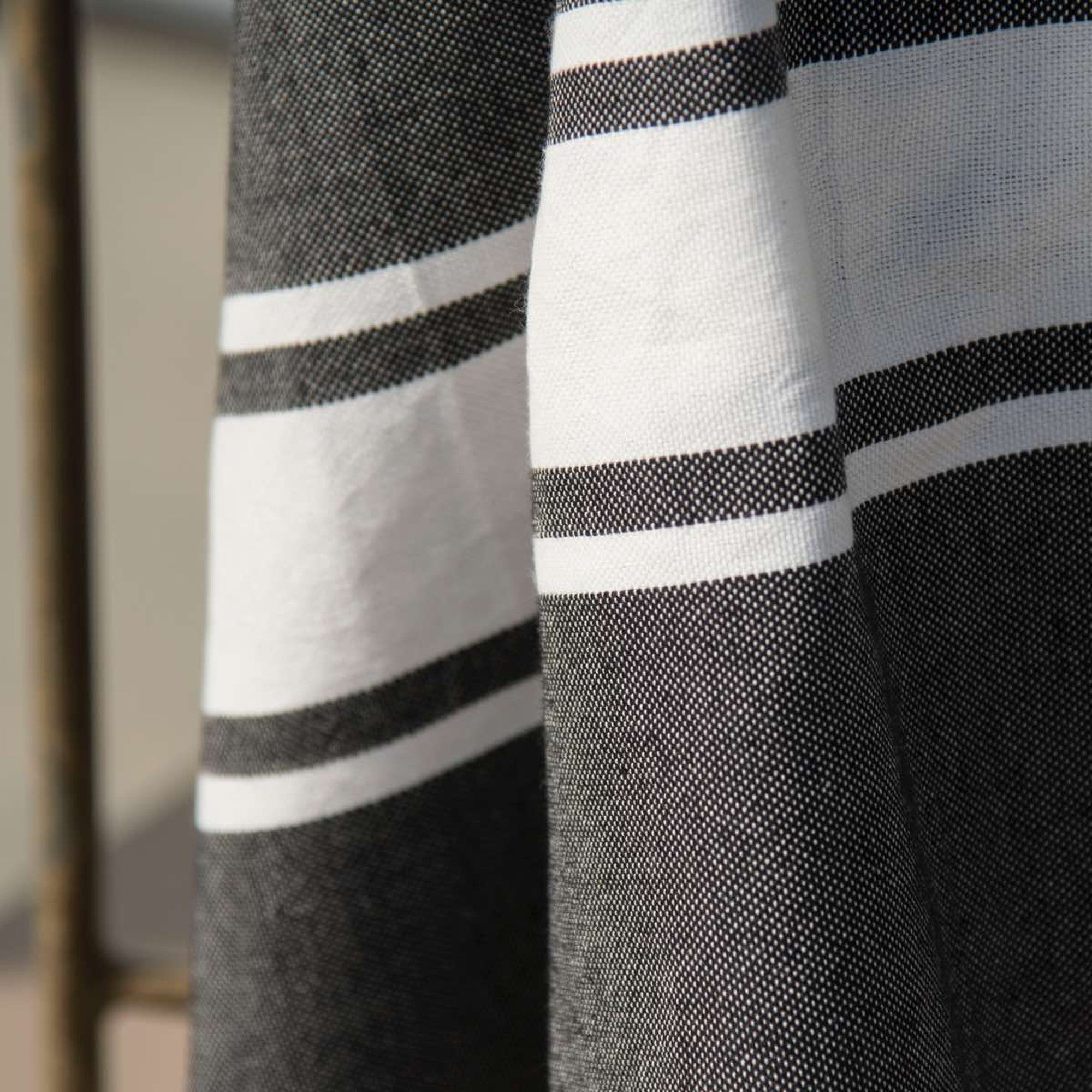 Fouta - Algodón - Negro - St Tropez