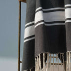 Fouta - Algodón - Negro - St Tropez