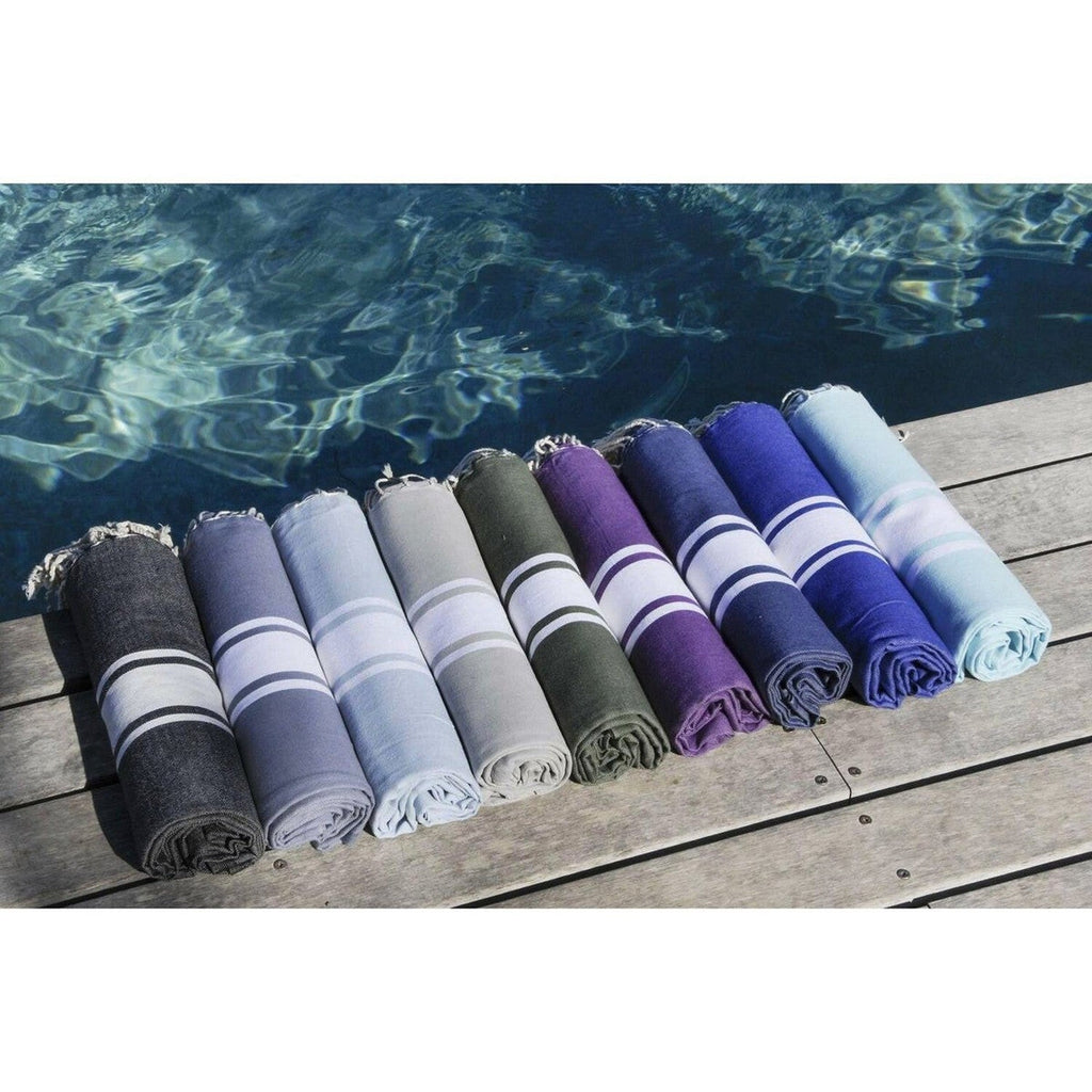 Fouta - Algodón - Negro - St Tropez