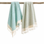 Set of 2 Foutas - Cotton - Les Verts - Hossegor
