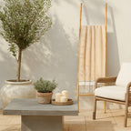 Fouta - Cotton - Mustard Yellow / Lime - Biarritz
