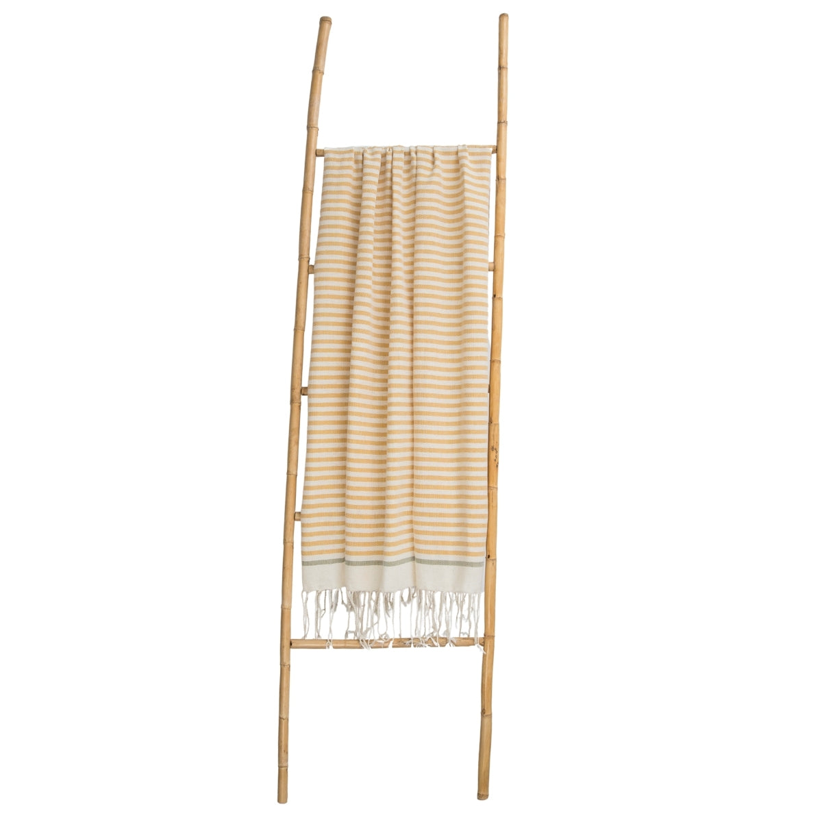 Fouta - Cotton - Mustard Yellow / Lime - Biarritz