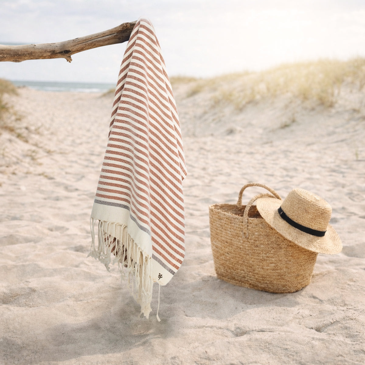 Biarritz - Fouta - Tomette/Taupe