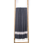 Fouta Xxl Coton 200X200 St Tropez Bleu Jean
