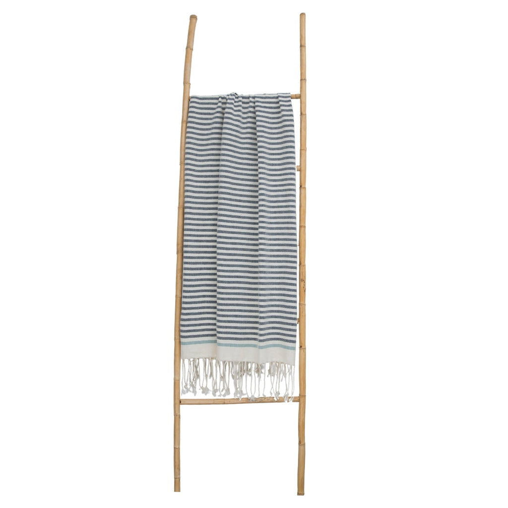 Fouta - Cotton - Denim / Water Green - Biarritz