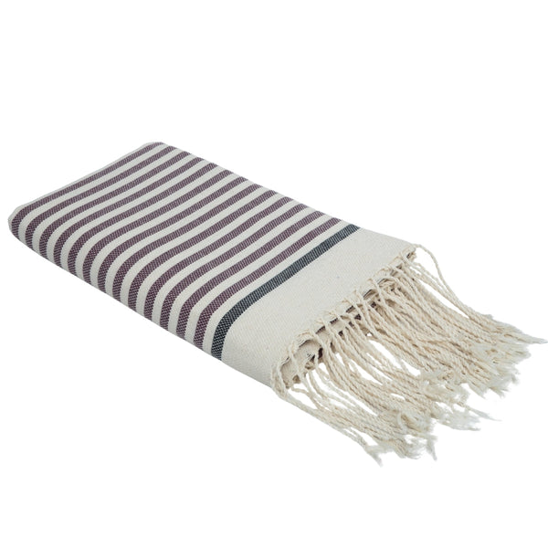 Biarritz - Fouta - Plum/Black