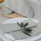 Colette - Chemin De Table + 4 Serviettes - Vert Olive