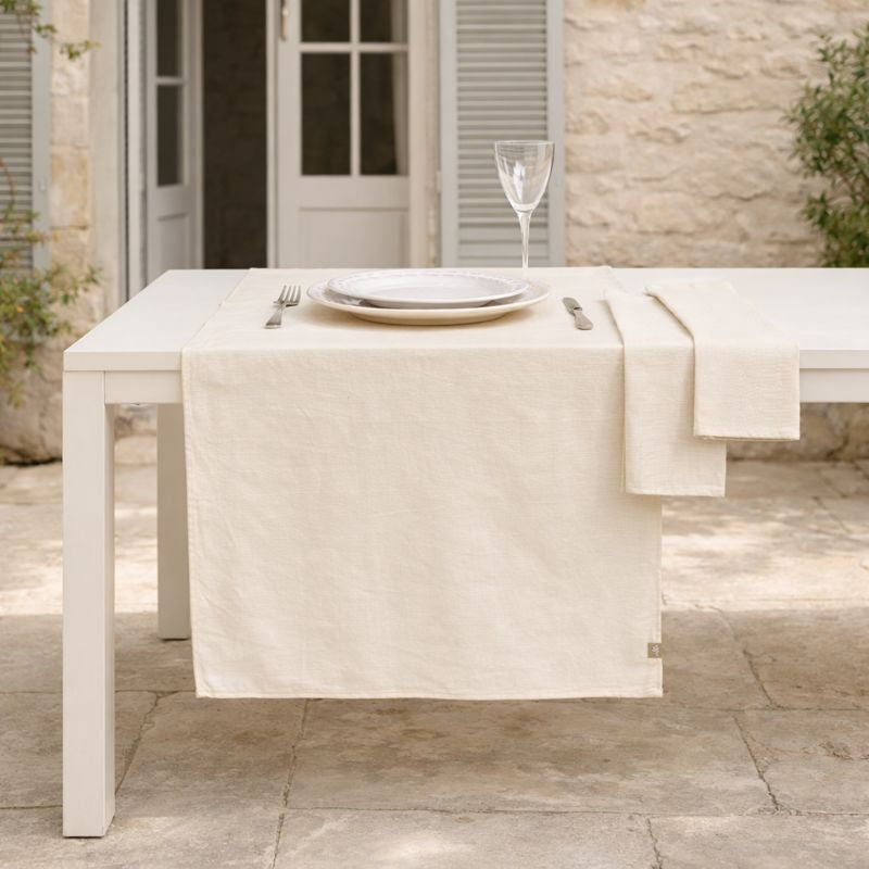 Colette - Chemin De Table - Taupe Clair