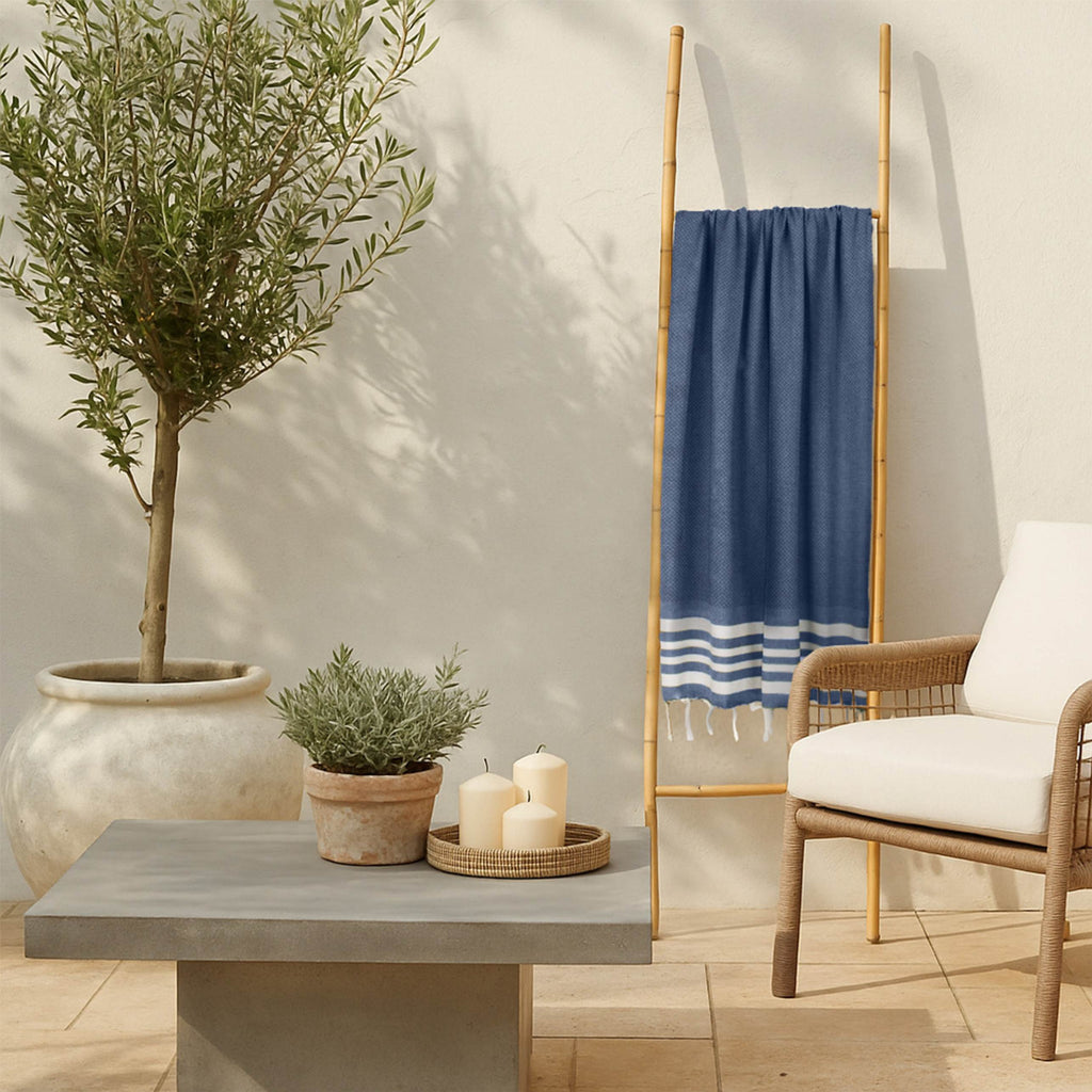 Fouta - Cotton - Denim Blue - Newport
