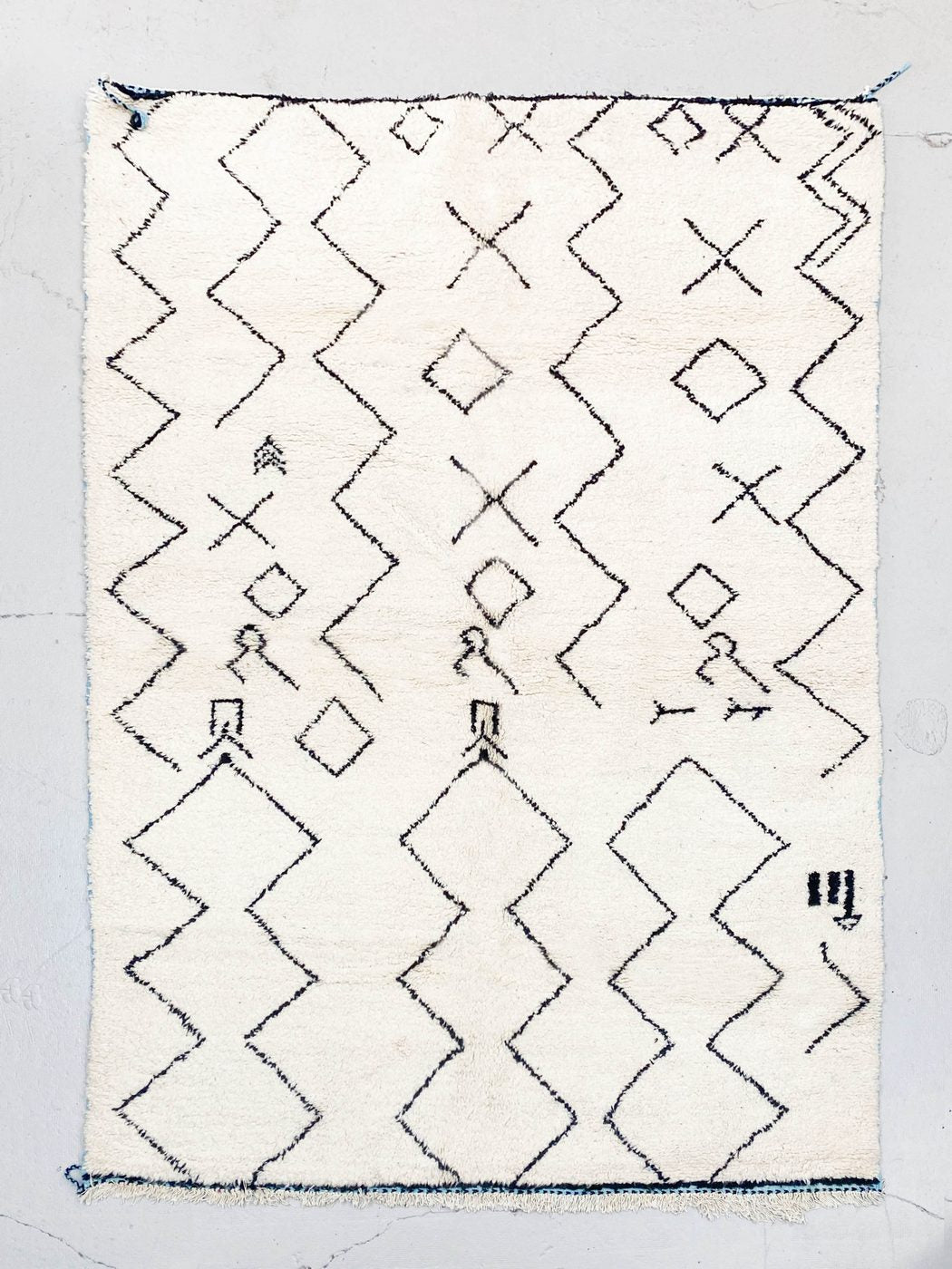 Alfombra bereber marroquí Beni Ouarain 2,85 × 2,09 m