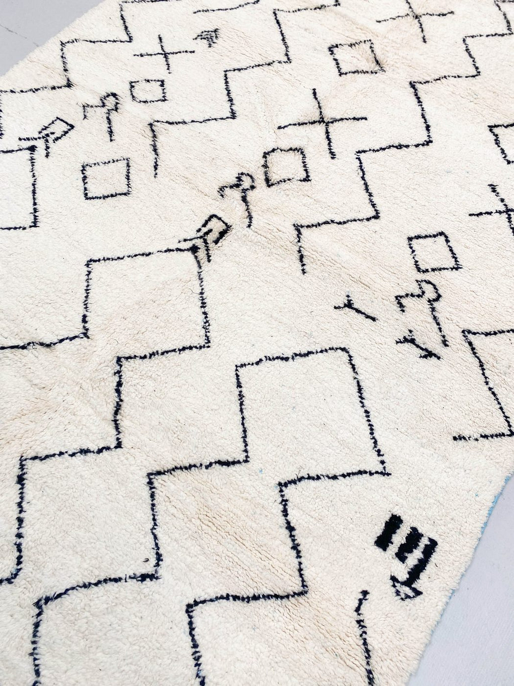 Alfombra bereber marroquí Beni Ouarain 2,85 × 2,09 m