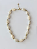 Jade Necklace - Beige Or Turquoise