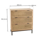 Cómoda - Marceau - Marrón - Negro