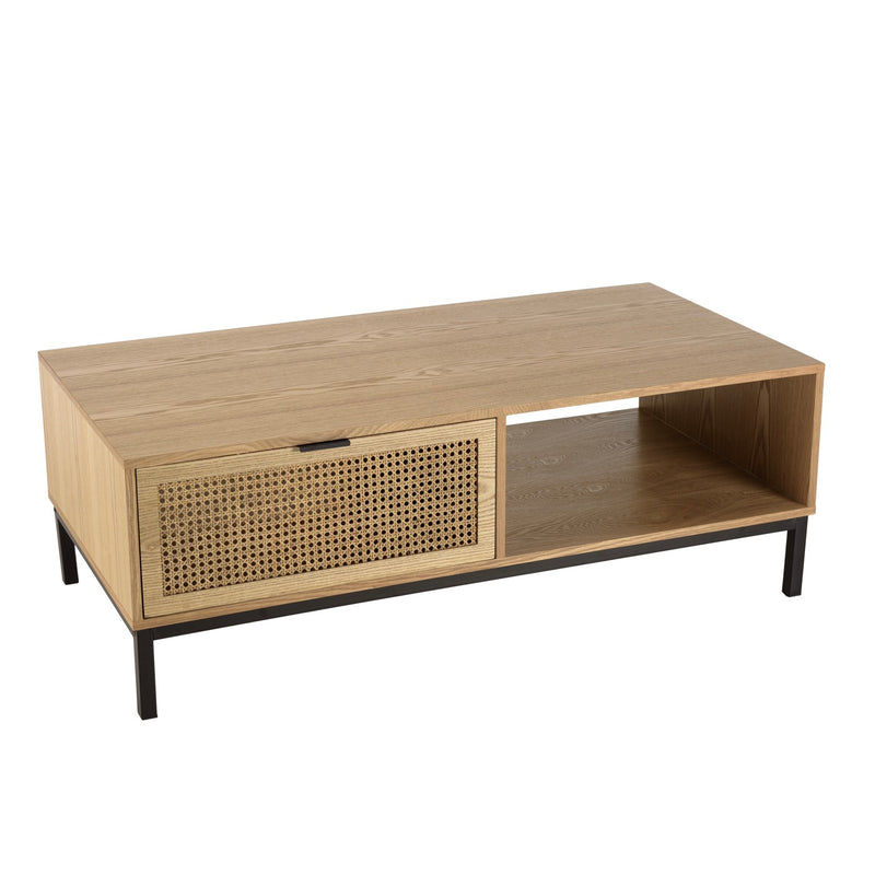 Mesa de Centro - Marceau - Marrón - Negro