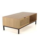 Mesa de Centro - Marceau - Marrón - Negro