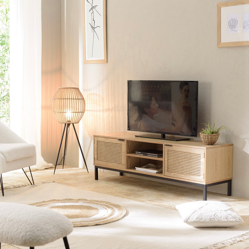 TV cabinet - Marceau - Brown - Black