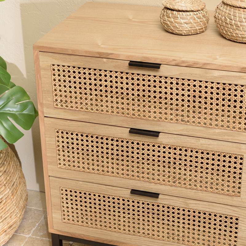 Chest of drawers - Marceau - Brown - Black