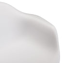 Malo - Lot De 6 Fauteuils Jardin - Plastique Polypropylène/Aluminium - Blanc