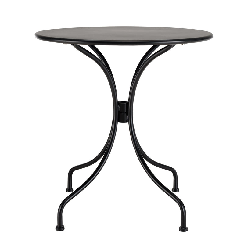 Malo - Salon De Jardin - Acier/Corde/Tissu Polyester 100%/Teck/Acier - Crème/Noir