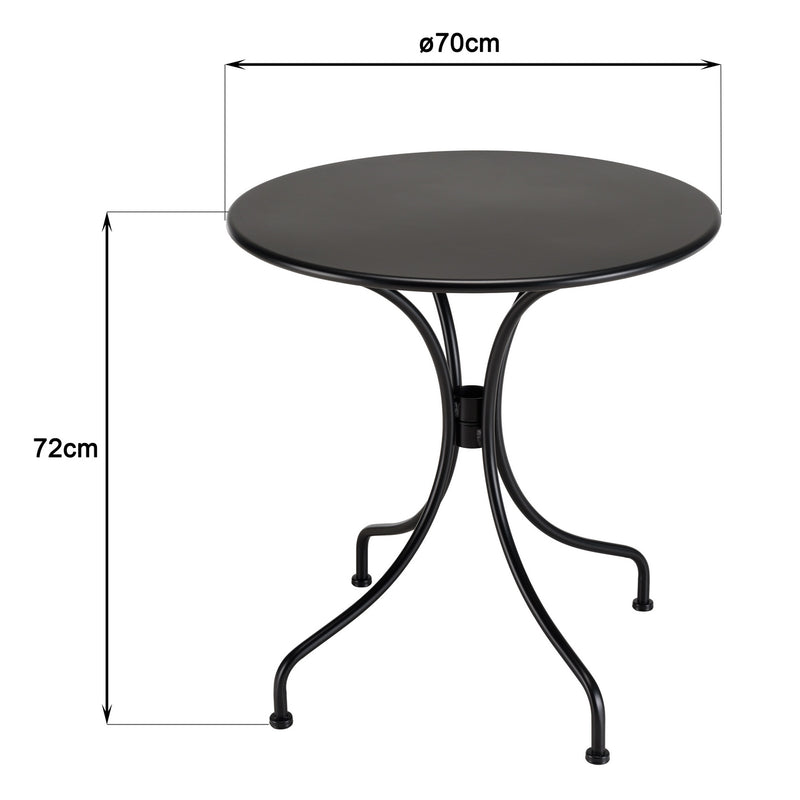 Malo - Salon De Jardin - Acier/Corde/Tissu Polyester 100%/Teck/Acier - Crème/Noir