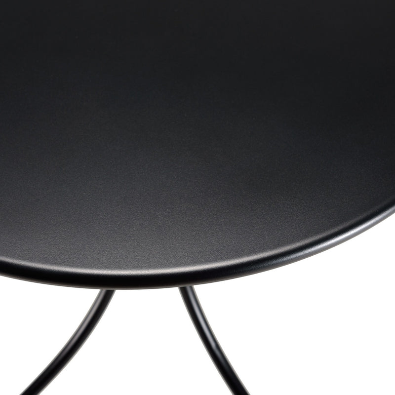 Malo - Salon De Jardin - Acier/Corde/Tissu Polyester 100%/Teck/Acier - Crème/Noir