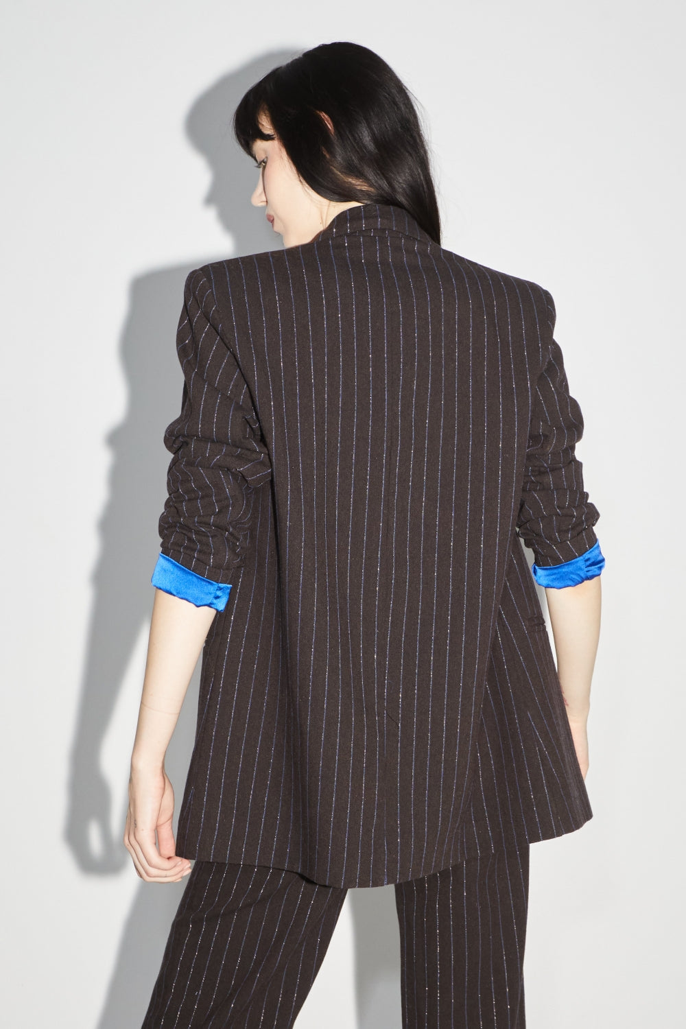 Le Blazer Ema Chocolat Lines Goldyblue
