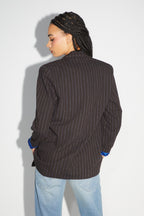 Le Blazer Ema Chocolat Lines Goldyblue