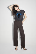 The Yves Chocolat Lines Goldblue Trousers