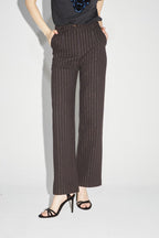 The Yves Chocolat Lines Goldblue Trousers