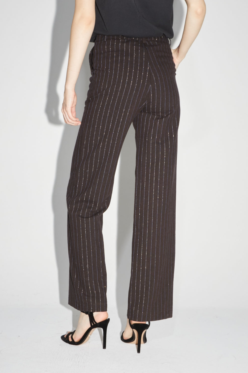 The Yves Chocolat Lines Goldblue Trousers